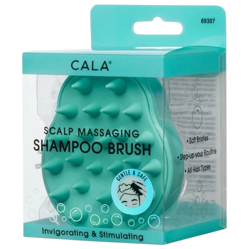 Cala Aqua Soft Bristle Scalp Massaging Shower Hair Brush Lightweight Ergonomic